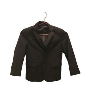 Geoffrey Beene boys black suit jacket size 6